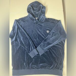 Adidas Hoodies Sweatshirts Women Approximately Size 3X  Blue Velour